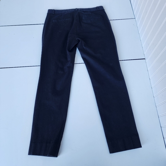 Banana Republic Size 6 Sloan Curvy Fit Slim Mid Waist Ankle Pant Trouser Black - Picture 11 of 12